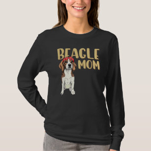 T-shirt Beagle Maman Mignonne Chien Fils De Tête De Jour P