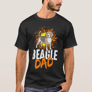 T-shirt Beagle papa chien papa papa papa père papa maître 