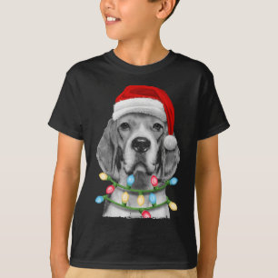 T-shirt Beagle Père Noël Noël Jumeau Noël Dogmas