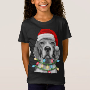 T-Shirt Beagle Père Noël Noël Jumeau Noël Dogmas
