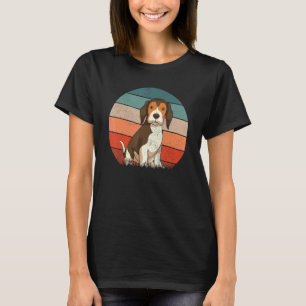 T-shirt Beagle rétro Propriétaire de chien animal chien Be