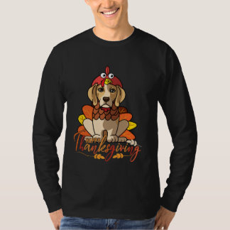 T-shirt Beagle Thanksgiving Dog Mom Turkey Costume Women