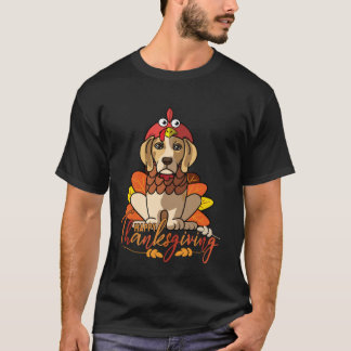 T-shirt Beagle Thanksgiving Dog Mom Turkey Costume Women
