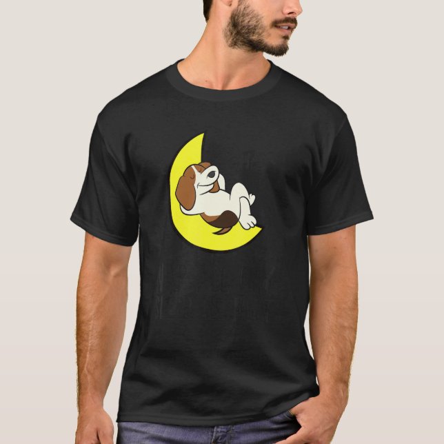 T-shirt Beagle Tired Nap All Day Sleep All Night Cute Beag (Devant)
