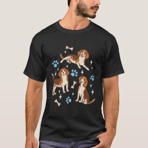 T-shirt Beagles en rose
