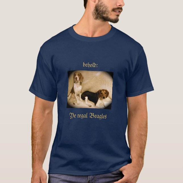 T-shirt Beagles majestueux (Devant)