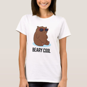 T-shirt Béaire Cool Funky Brown Bear Pun