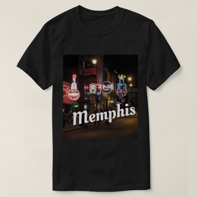 T-shirt Beale Street, Memphis, Tennessee (Design devant)