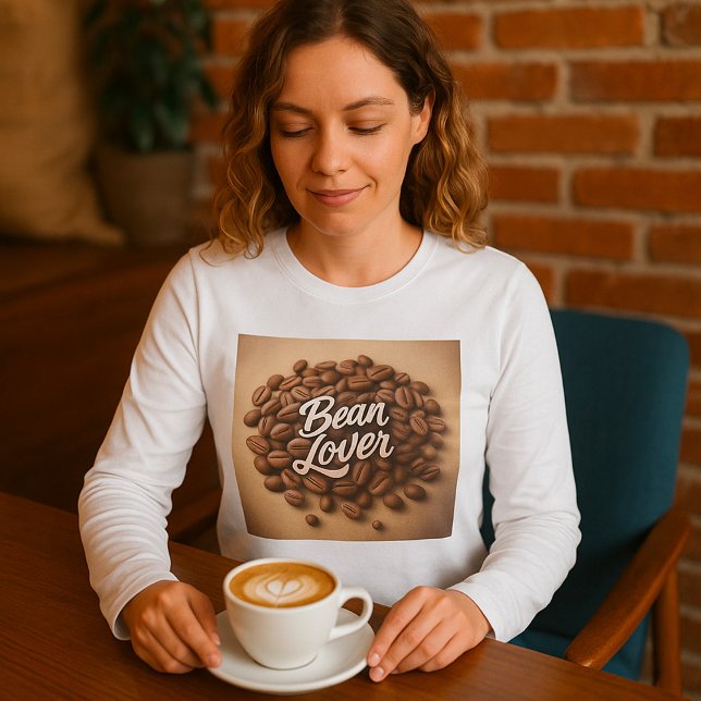 T-shirt Bean Lover Fèves de café esthétique (Créateur téléchargé)