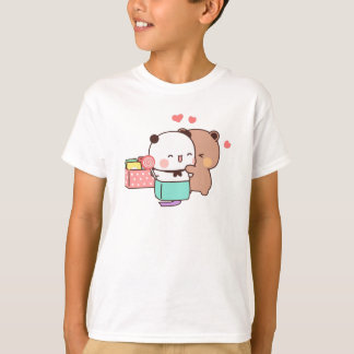 T-shirt Bear and Panda Bubu Dudu Balloon