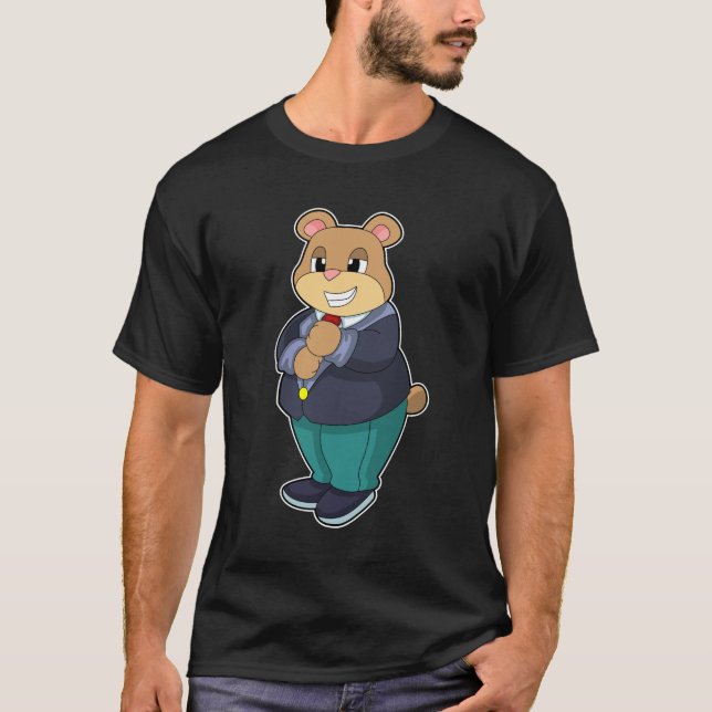 T-shirt Bear as Groom with Suit (Devant)