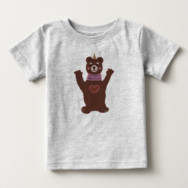 T-shirt Bear Baby Fine Jersey (Devant)