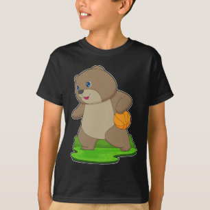 T-shirt Bear Basketball