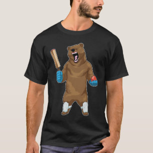 T-shirt Bear Cricket