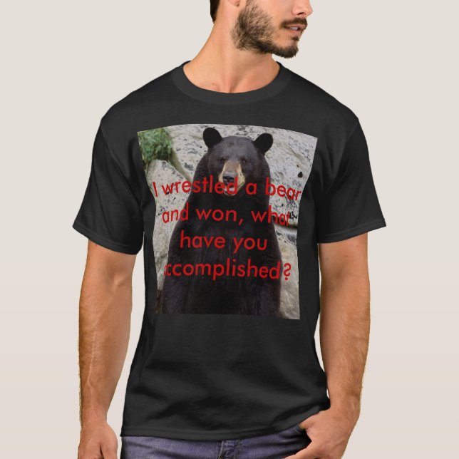 T-shirt Bear-Grandfather-Mtn-Tim-Floyd-779608, wrestl d'I… (Devant)