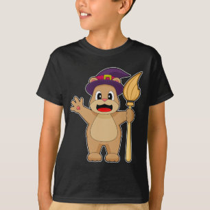 T-shirt Bear Halloween Witch