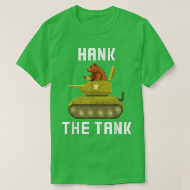 T-shirt Bear Hank The Tank  (Design devant)