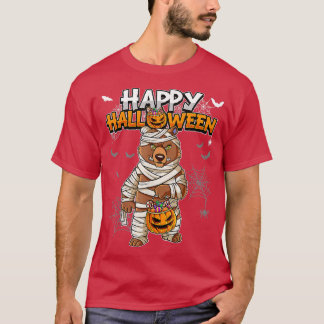 T-shirt Bear Happy Halloween mignonne maman sorcière Citro