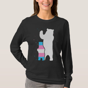 T-shirt Bear Mom Transgender Pride Cub Lgbt Trans Pride Su