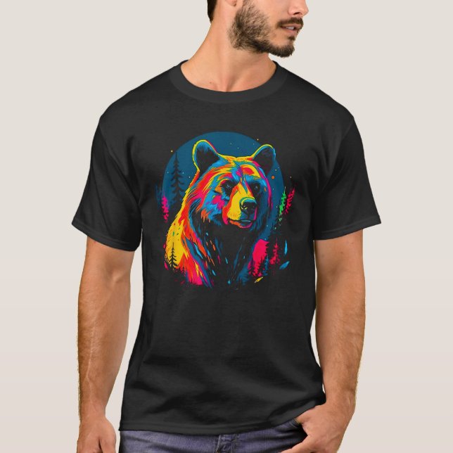 T-shirt Bear Moon (Devant)