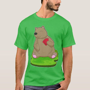 T-shirt Bear Poker Poker cartes