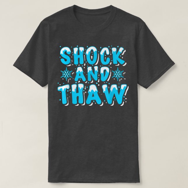 T-shirt Bear Polar Plunge 2022 Costume Ice Swimming Shock (Design devant)