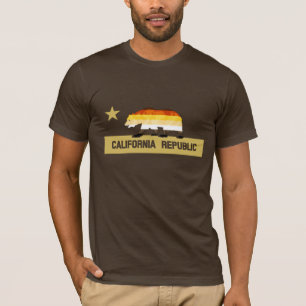 T-shirt Bear Pride Drapeau Californie Ours