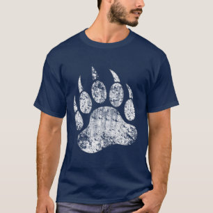 T-shirt Bear Pride en détresse Bear Paw