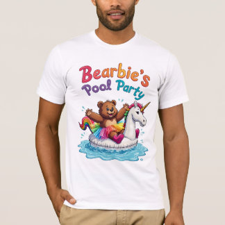 T-shirt Bearbie Pool Party