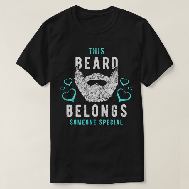 T-shirt Beard Beard Bearer Bande-cadeau 46 (Design devant)