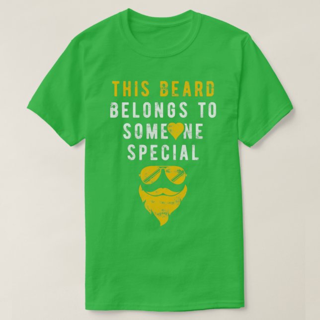 T-shirt Beard Beard Bearer Bande-cadeau 57 (Design devant)