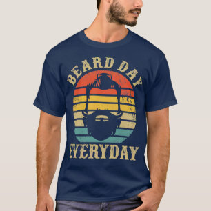 T-shirt Beard Day Everyday Hipster Adult Men Masculine Ful