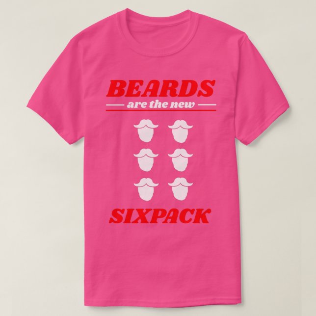 T-shirt Beard Full Mustache Hommes Cadeau 14 (Design devant)