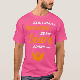 T-shirt Beard Full Mustache Hommes Cadeau 21
