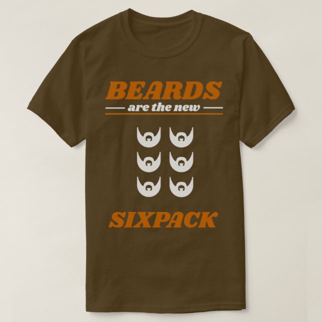 T-shirt Beard Full Mustache Hommes Cadeau 3 1 (Design devant)