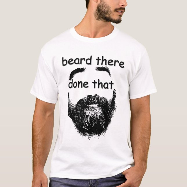 T-shirt Beard Là-Bas, Fait Ça (Devant)
