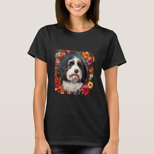 T-shirt Bearded Collie (Devant)