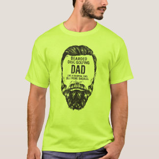 T-shirt Bearded Disk Golf Papa