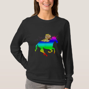 T-shirt Bearded Dragon And Horse