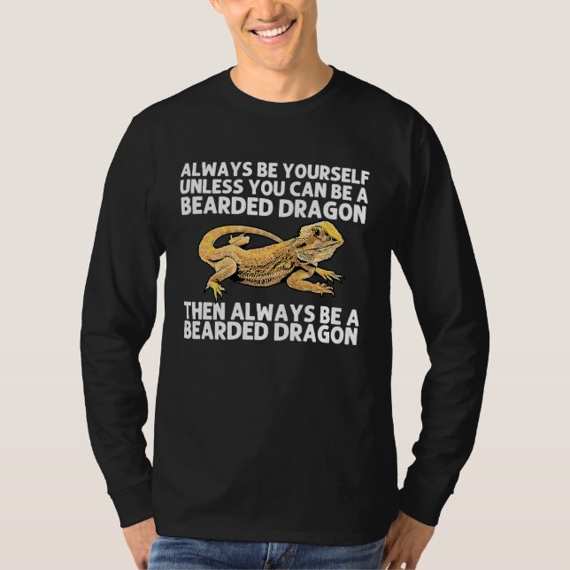 T-shirt Bearded Dragon  For Men Women Pogona Lizard Animal (Devant)