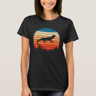 T-shirt Bearded Dragon Lizard Reptile  Retro