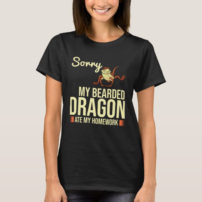 T-shirt Bearded Dragon   Reptile (Devant)