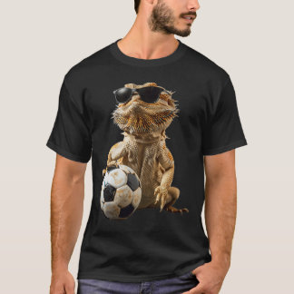 T-shirt Bearded Dragon Soccer 