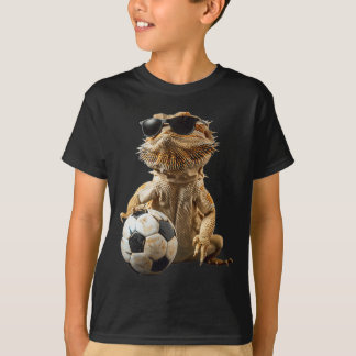T-shirt Bearded Dragon Soccer 
