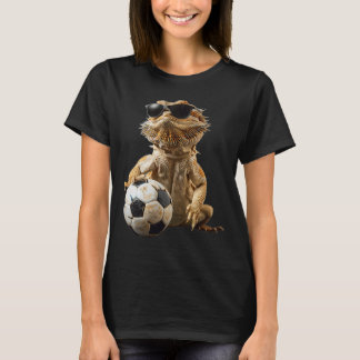 T-shirt Bearded Dragon Soccer 