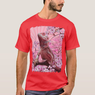 T-shirt Bearé Dragon esthétique rose Sakura Cherry Blosso