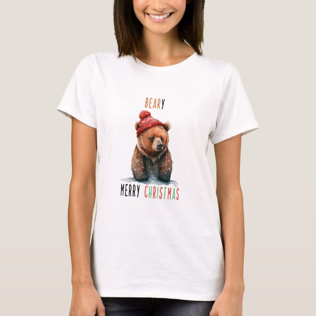 T-shirt Beary Joyeux Noël (Devant)