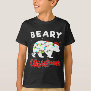 T-shirt Beary Joyeux Noël Pour Les Amateurs D'Ours Drôle N