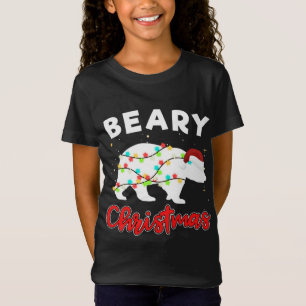 T-Shirt Beary Joyeux Noël Pour Les Amateurs D'Ours Drôle N
