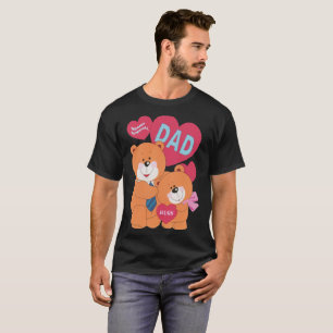 T-shirt Beary Special Papa mignonne fille ours Fête des pè